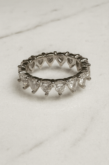 💎 Veretta Cuori Luminosi in Argento 925