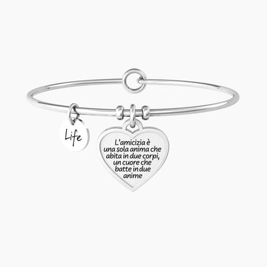 Bracciale Rigido Donna Con Ciondolo Amicizia Kidult 732155