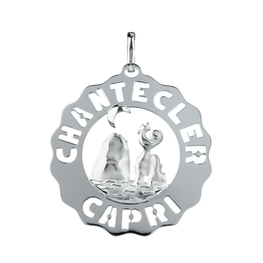 Ciondolo Et Voilà Logo Chantecler Argento 38908