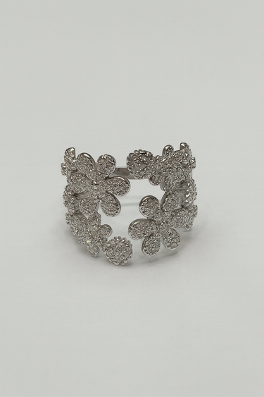 ✨ Anello “Fior di Brillì” – Argento 925 Regolabile