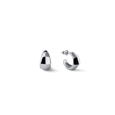 Orecchini Semi-Cerchio Argentato Unoaerre 2783