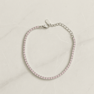 💎 Bracciale Tennis in Argento 925 con Zirconi Colorati