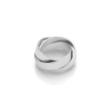 Anello Argentato Doppio Lux Unoaerre 2423