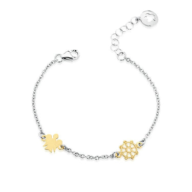 Bracciale Bimbo in Oro con Angelo e Timone