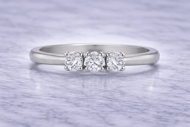 Anello in Oro Bianco 18Kt con Diamanti F/G VS ct. 0.40 – Gr 3.20 AB15984B