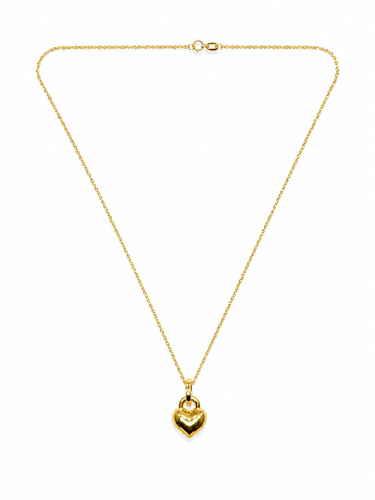 Collana Con Cuore in Oro Giallo 18Kt – Elegante e Romantica