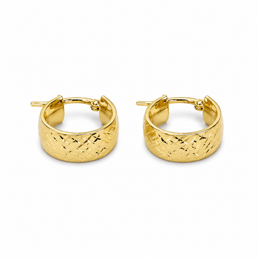 Orecchini a Cerchio in Oro Giallo 18Kt – Eleganti e Luminosi