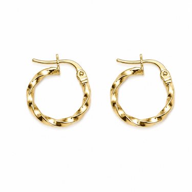 Orecchini a Cerchio in Oro Giallo 18Kt – Delicati ed Eleganti