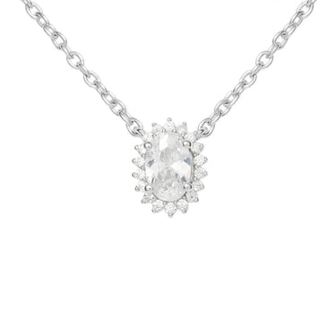 Collana Silver Elegance Argento Rodiato Cubic Zirconia 1688379