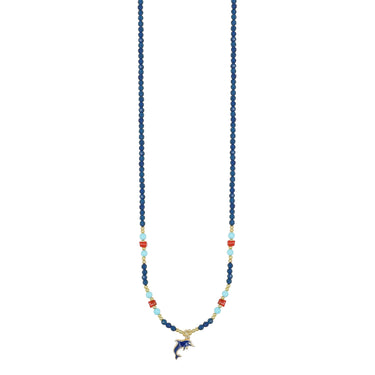 Collana Estiva Donna Con Ciondolo Delfino Nivy CARP1023#GDB