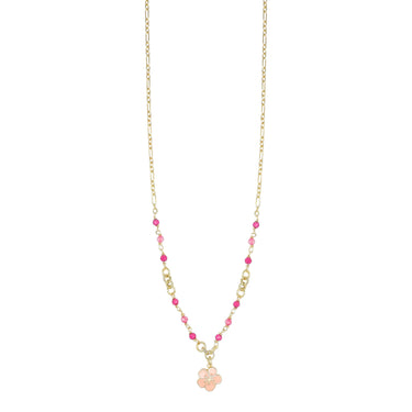 Collana Estiva Donna Con Ciondolo Fiore Di Pesco Nivy CARP1024#GP