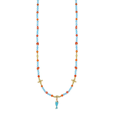 Collana Estiva Donna Con Ciondolo Pesciolino Nivy CARP1027#GT
