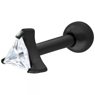Earbarbell Crystal Triangle In Titanio Wildcat IBX0706BK