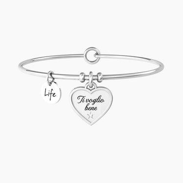 Bracciale Rigido Con Frase Ti Voglio Bene Kidult 732076