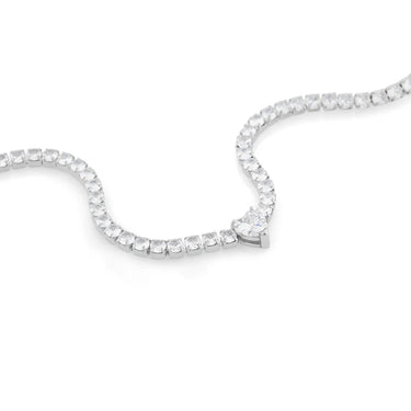Collana Tennis Lady Chic Acciaio Cristallo Stroii 1685851