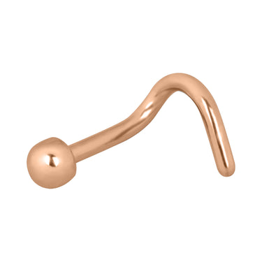 Chiodino Nostril Semisfera in Titanio Oro Rosa Wildcat RGDS03