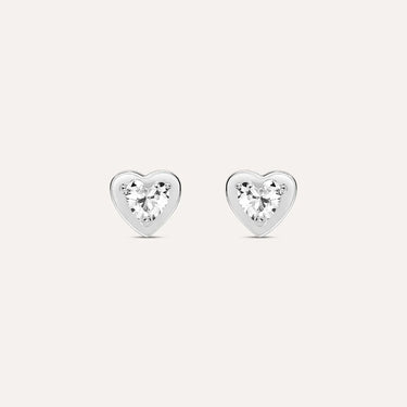 Orecchini Lobo Bon Ton Oro Bianco Cubic Zirconia 1400957