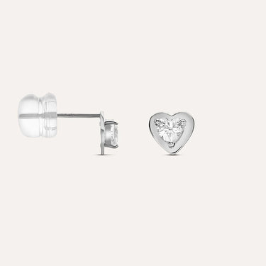 Orecchini Lobo Bon Ton Oro Bianco Cubic Zirconia 1400957