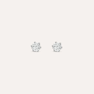 Orecchini Lobo Punto Luce Claire Oro Bianco Cubic Zirconia 1412183