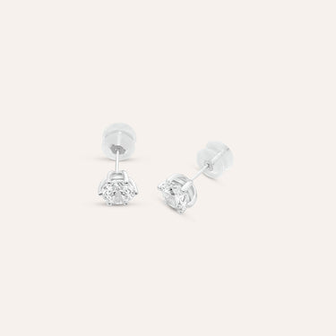 Orecchini Lobo Punto Luce Claire Oro Bianco Cubic Zirconia 1412183