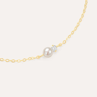 Bracciale Gabrielle Oro Giallo Perla D'Acqua Dolce Cubic Zirconia Stroili 1427103