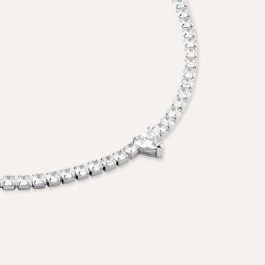 Bracciale Tennis Aura Acciaio Cristallo Stroili 1685843