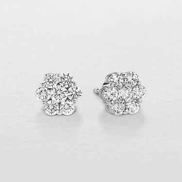 Orecchini In Oro Bianco e Diamanti Ct 0,52 BBX32955