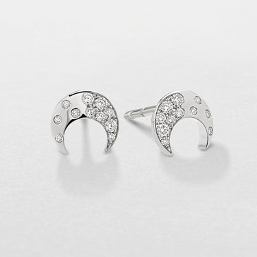 Orecchini In Oro Bianco e Diamanti Ct 0,12 BB39214