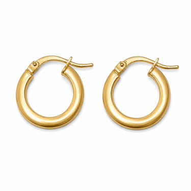 Orecchini a Cerchio in Oro Giallo 18Kt – Eleganti e Delicati