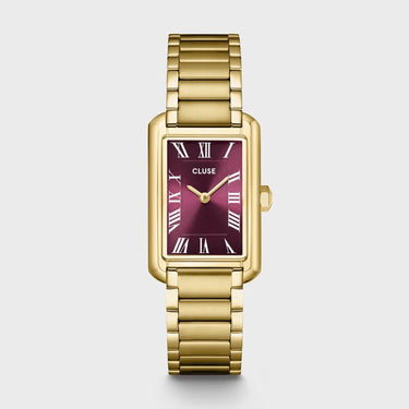 Orologio Belisenna Watch Steel, Wine, Gold Colour Cluse CW15004