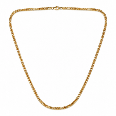 Collana Maglia Intrecciata in Oro Giallo 18Kt