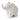 Elefante Porcellana Bianca 12Cm Love Hervit 27863