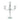 Candelabro Cristallo 3 Fiamme 31 Cm Hervit 28009