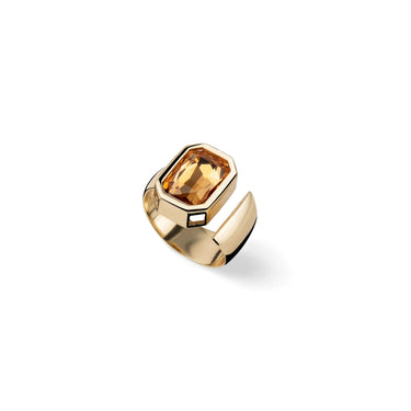 Anello Joya Cristallo Giallo Unoaerre 2816
