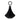 Bottiglia Vetro Shell Nero 33X12XH51CM Hervit 29509