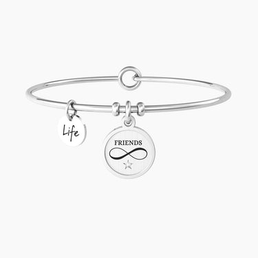 Bracciale Rigido Amicizia Con Ciondolo Infinito Kidult 732220