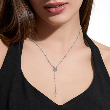 Collana Con Madonnina e Pendente Croce Kidult 851148