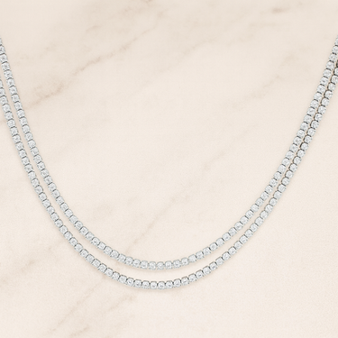 💎 Collana Tennis Aurora in Argento 925 Regolabile