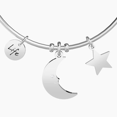 Bangle Con Ciondoli Luna e Stella 731312
