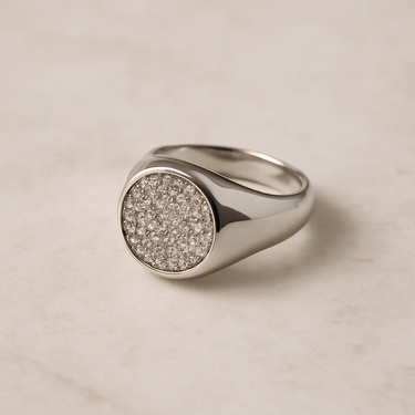 Anello Chevalier Regolabile in Argento 925 – Silver & Gold