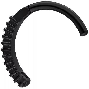 Clicker Ombelico Cristalli Rettangolari In Titanio Wildcat BCX041610BK