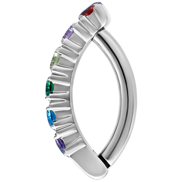 Clicker Ombelico Rainbow Wildcat  BXC071610SV