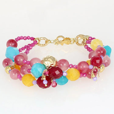 Bracciale Boho Con Pietre Naturali Sarena BARP0757#G