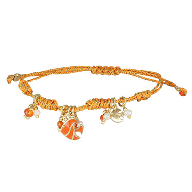 Bracciale Cordino Donna Con Ciondolo Pesce Tropicale Nivy BARP0654#GO