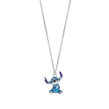 Collana girocollo Disney Stitch bambino/a argento con Stitch centrale CS00028SRHLPCS