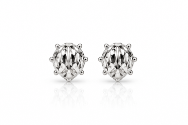 Orecchini Coccinella in Oro Bianco 18Kt