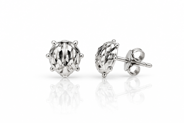 Orecchini Coccinella in Oro Bianco 18Kt