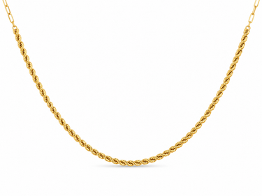 Collana Corda in Oro Giallo 18Kt – Classica ed Elegante