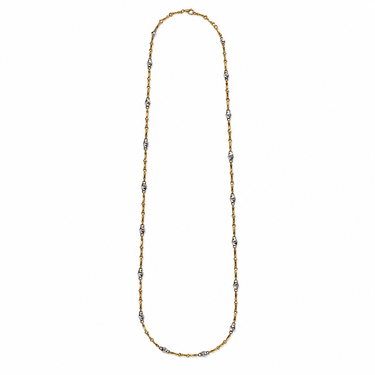 Collana Uomo in Oro Bicolore 18Kt – Elegante e Raffinata