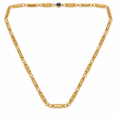 Collana in Oro Giallo 18 kt con Maglie Geometriche